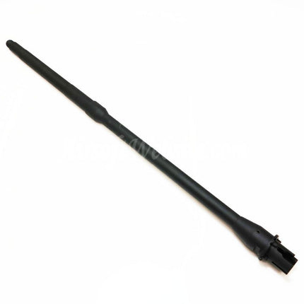 5KU 510 mm 20 Zoll Aluminium-Außenlauf – 14 mm CCW-Gewinde gegen den Uhrzeigersinn für AEG-Gewehre der M4- und M16-Serie, Airsoft, Schwarz