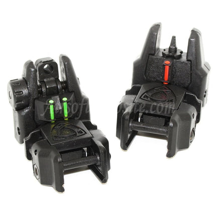 APS Rhino Fiber Optic Front Rear Sight Set For Mil-STD 1913 Picatinny Rail