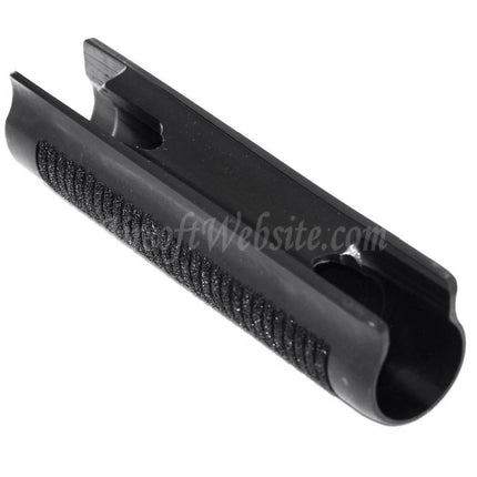 APS Police Style Stippling Shotguns Forend For CAM870 Shotguns Airsoft Black