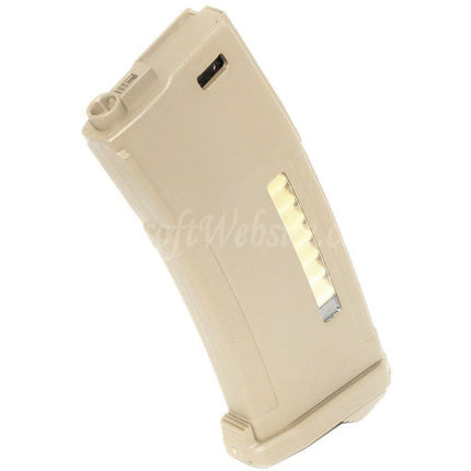 Chargeur polymère amélioré PTS 150rd EPM Mid-Cap pour fusils AEG de la série M4 M16 Tokyo Marui KWA PTS PDR-C ERG Masada G&amp;P VFC-416 CA-416 AMOEBA AM Variantes Airsoft