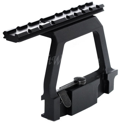CYMA Seitenschiene, robuste Zielfernrohrmontage, Basis für AEG-Gewehre der AK-Serie, Airsoft, Schwarz