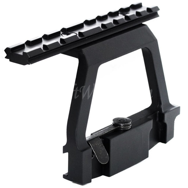 Base de montage robuste pour lunette de visée CYMA pour fusils AEG de la série AK, noir