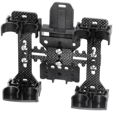 APS 2x Quad-Load Shotshell Caddy System With Belt Loop For CAM870 Shotgun Shell Black
