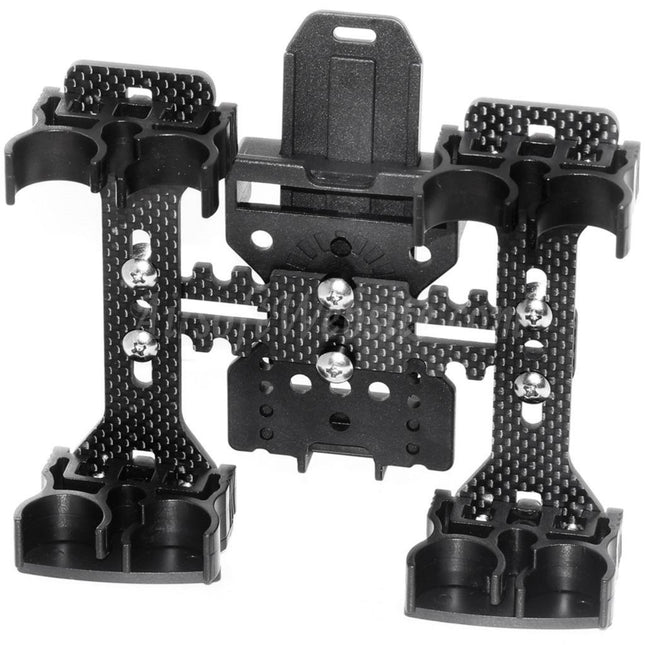 APS 2x Quad-Load Shotshell Caddy System With Belt Loop For CAM870 Shotgun Shell Black