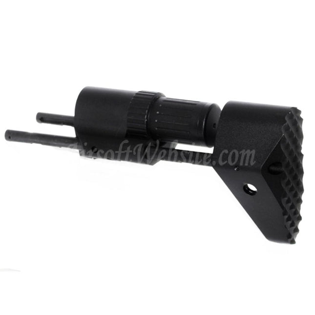 Crosse rétractable 5KU PDW pour fusils AEG Tokyo Marui M4 M16, noir