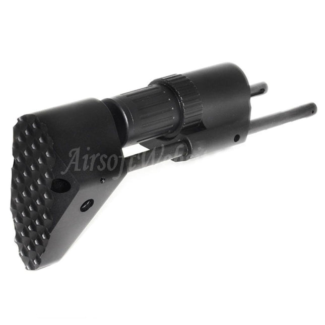 Crosse rétractable 5KU PDW pour fusils AEG Tokyo Marui M4 M16, noir