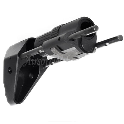 Crosse rétractable 5KU PDW pour fusils AEG Tokyo Marui M4 M16, noir