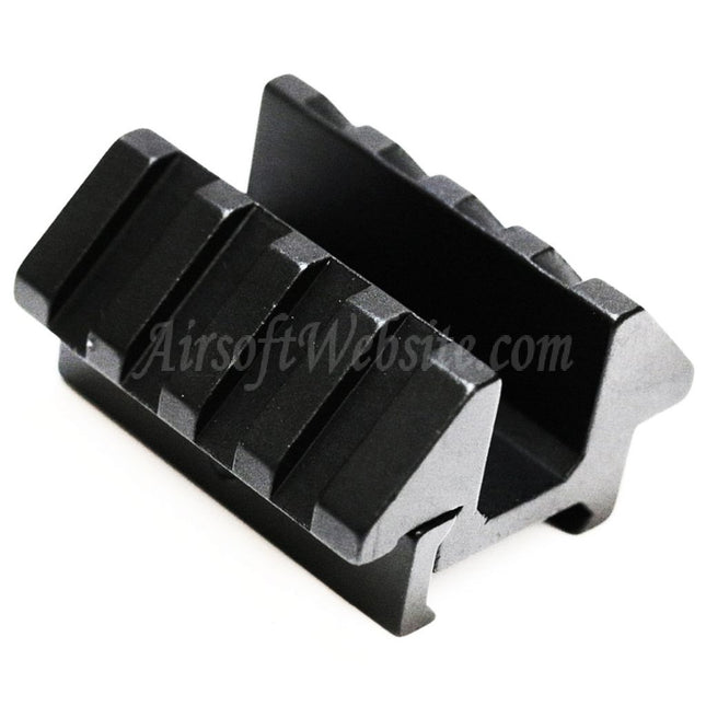 Support de rail à double angle pour fusils à rail de 20 mm, noir, pour site web Airsoft