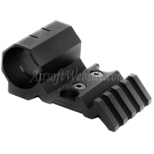 Support de rail décalé 20 mm et support de lampe de poche 1"/25 mm, noir, pour site web Airsoft