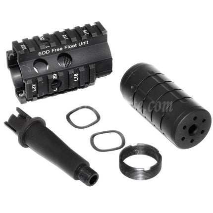 Kit avant 5KU Mini Patriot pour fusils AEG séries M4 et M16, noir