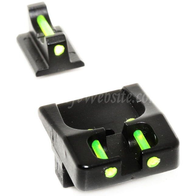 DOUBLE BELL Fiber Optic Front & Rear Sight For DOUBLE BELL WE Tokyo Marui G17 Pistols Airsoft