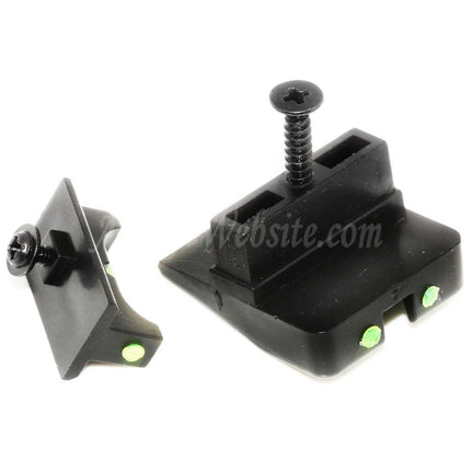 DOUBLE BELL Fiber Optic Front & Rear Sight For DOUBLE BELL WE Tokyo Marui G17 Pistols Airsoft