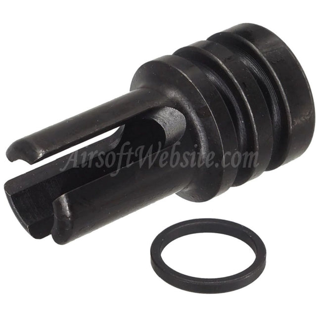 G&P AR15 601 Style 3-Prong Duck Bill Style Steel Flash Hider -14mm CCW Counter-Clockwise Threading Black