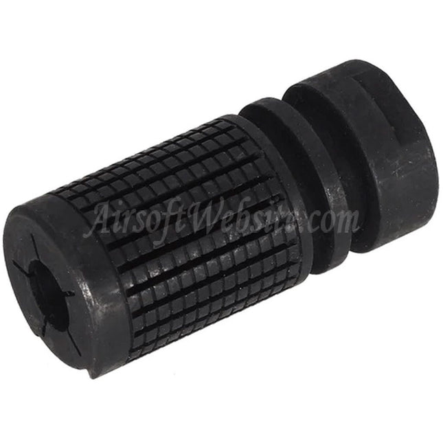 G&P KAC URX Style Steel Flash Hider +14mm CW Clockwise Threading Black