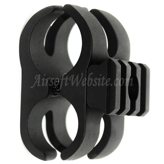 Support de canon APS type S avec rail latéral de 20 mm pour fusils de chasse APS série CAM870 Airsoft