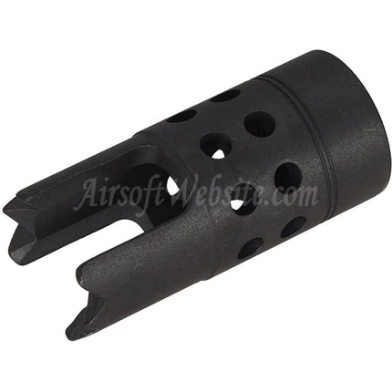 G&P M4 Rebar Cutter Steel Flash Hider +14mm CW Clockwise Threading Black