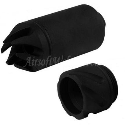 5KU Radical 556 SpitFire Flaming Tornado Convertible Amplifier Flash Hider Muzzle Brake -14mm CCW Counter-clockwise Threaded