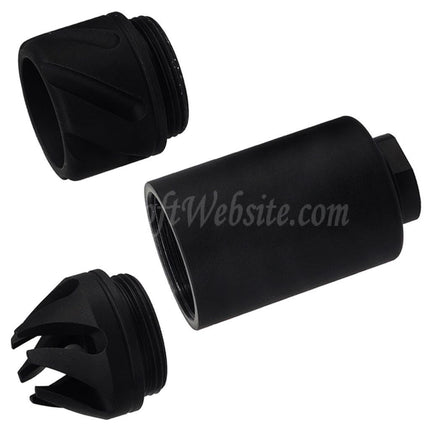 5KU Radical 556 SpitFire Flaming Tornado Convertible Amplifier Flash Hider Muzzle Brake -14mm CCW Counter-clockwise Threaded