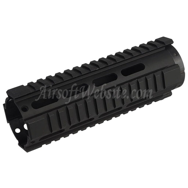 Airsoft Website 7 Inches Aluminum RIS Handguard Rail System For M4 M16 Series AEG Rifles Black