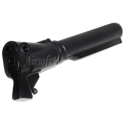 Golden Eagle Retractable Gas Tank Stock For JG Jing Gong Golden Eagle Tokyo Marui M870 Shotgun Airsoft Black