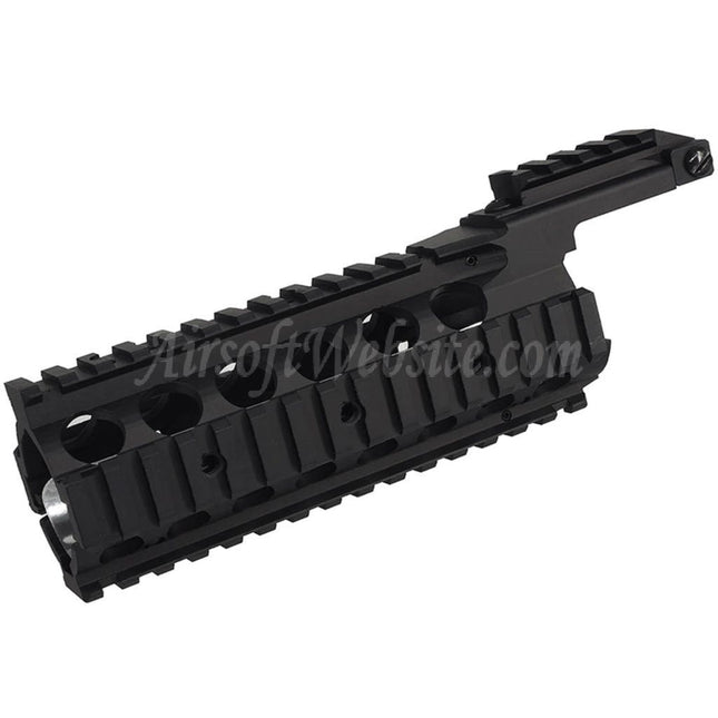 Airsoft Website 210mm Aluminum KAC Style RAS II Handguard Rail System For M4 M16 Series AEG Rifles Black