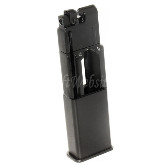 Airsoft Website 16rd Co2 Magazine for WELL G196 M712 Mauser Series GBB Pistols Black