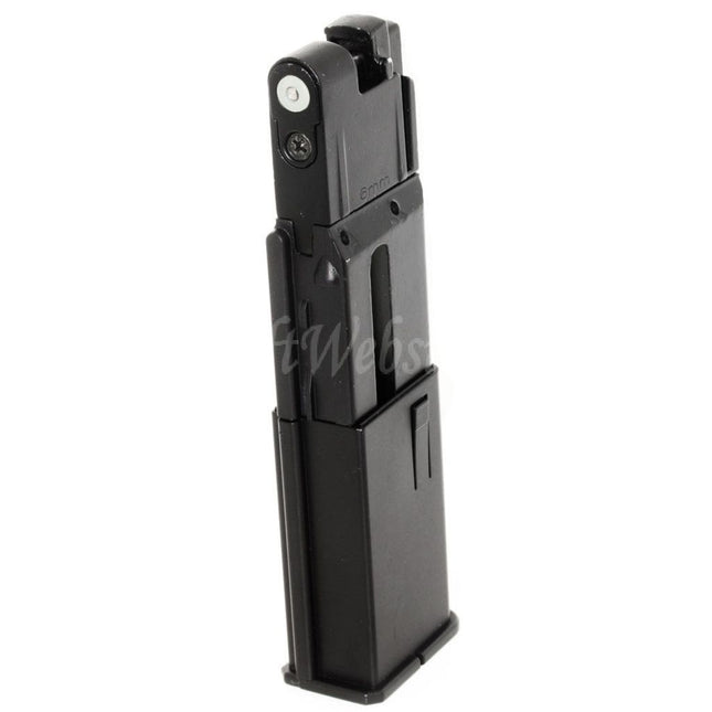 Airsoft Website 16rd Co2 Magazine for WELL G196 M712 Mauser Series GBB Pistols Black