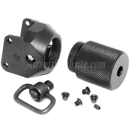 APS Quick Release Patriot Stock Kit QD Adaptor For APS ASK Series AK AEG Rifles Airsoft Black