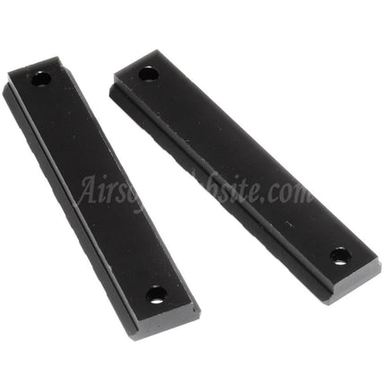 CYMA 2pcs 20mm Picatinny Rail Section Set For Umarex MP7 Series AEG GBB Rifles Airsoft Black