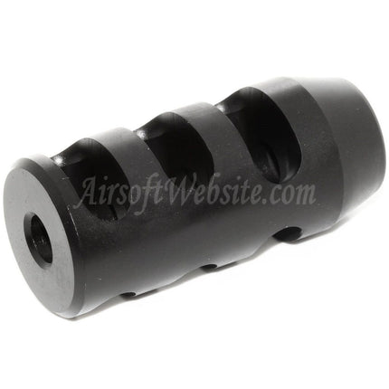 Cache-flamme tactique King Arms 68 mm M700 pour fusils à canon fileté antihoraire -14 mm CCW, noir