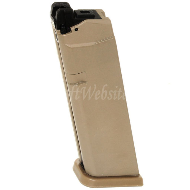 Airsoft Website 24rd Gas Magazine for G17 G18C G34 G35 G-Series GBB Pistols
