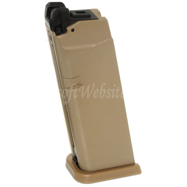 Airsoft Website 20rd Gas Magazine for G19 G23 G26 Series GBB Pistols