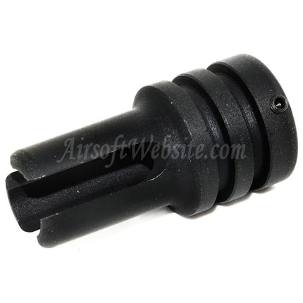 Airsoft Website 44mm AR15 601 Style Flash Hider For -14mm CCW Counter-Clockwise Thread Barrel Rifles Black