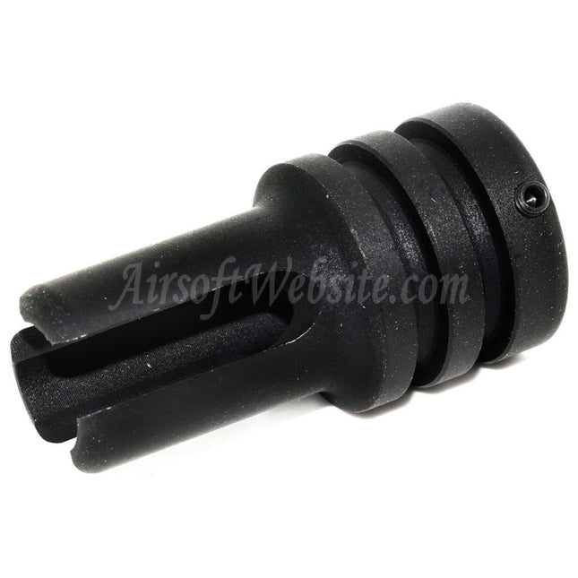 Airsoft Website 44mm AR15 601 Style Flash Hider For -14mm CCW Counter-Clockwise Thread Barrel Rifles Black