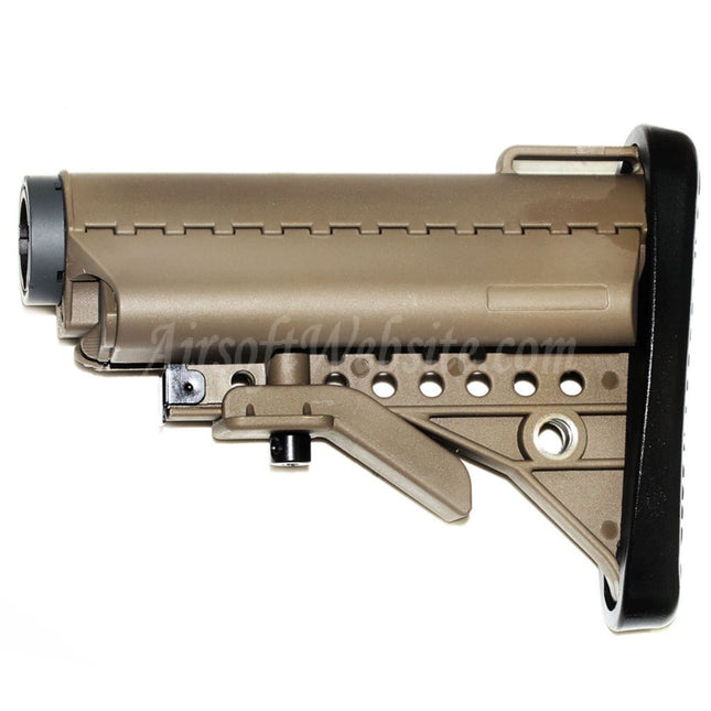 Crosse E&amp;C 5 positions MOD Crane VT pour fusils AEG séries M4 et M16 Airsoft