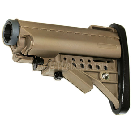 Crosse E&amp;C 5 positions MOD Crane VT pour fusils AEG séries M4 et M16 Airsoft