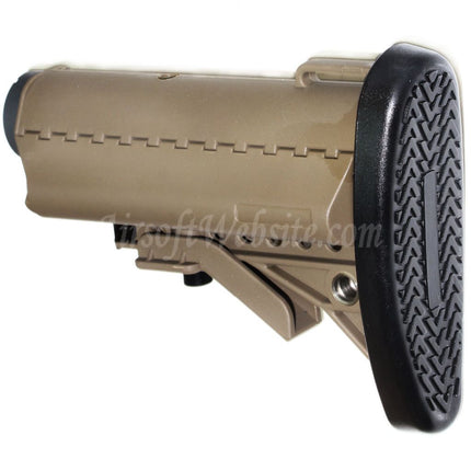 Crosse E&amp;C 5 positions MOD Crane VT pour fusils AEG séries M4 et M16 Airsoft