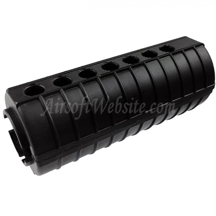 Airsoft Website 156 mm M4A1 Style Kunststoff-Handschutz für CYMA E&amp;C Tokyo Marui M4 M16 Serie AEG Gewehre, Schwarz