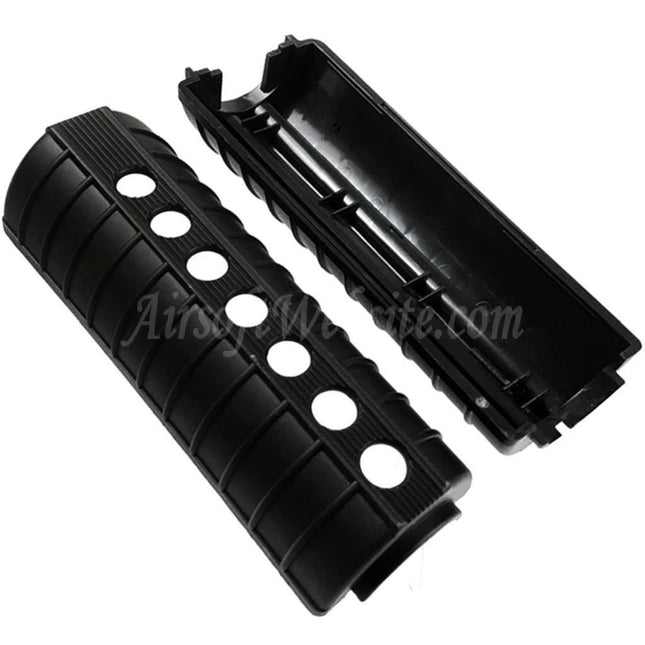 Site web d'airsoft : garde-main en plastique de 156 mm style M4A1 pour fusils AEG CYMA E&amp;C Tokyo Marui M4 M16, noir