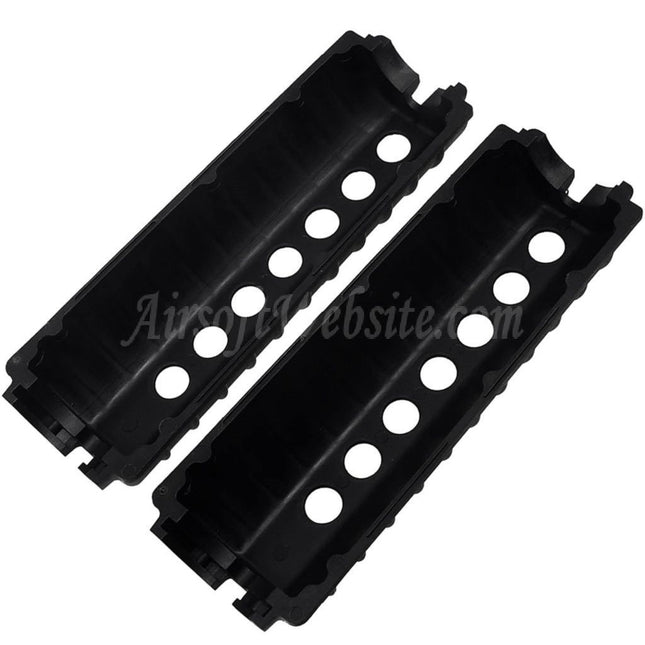 Site web d'airsoft : garde-main en plastique 156 mm pour fusils AEG CYMA E&amp;C Tokyo Marui M4 M16, noir