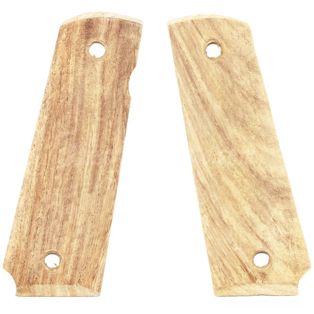 Airsoft Website Real Wood Grip Cover For BELL ARMY AW WE KJ Tokyo Marui M1911 M.E.U SERIES 70 M45A1 WARRIOR GBB Pistols Light Brown