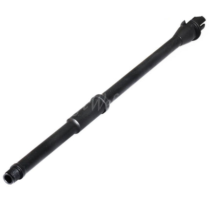 5KU 420mm 16" Aluminium Mid Length Outer Barrel -14mm CCW Counter-Clockwise Thread For M4 M16 Series AEG Rifles Airsoft Black