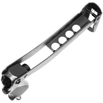 Crosse pliante en métal CYMA avec poignée en plastique pour fusil de chasse CYMA série M870 Airsoft Noir