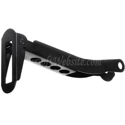 Crosse pliante en métal CYMA pour fusil de chasse CYMA CM352 M870 Airsoft Noir