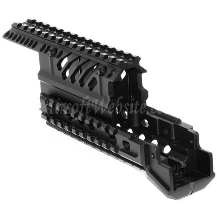 Système de rail de garde-main RIS RAS supérieur et inférieur en aluminium CYMA X47 pour fusils AEG de la série AK Airsoft noir
