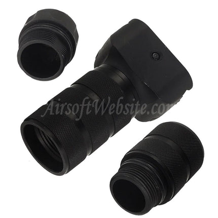 Airsoft Website Aluminium Troy Style Modular Combat Vertical Grip For 20mm Picatinny Rail Black