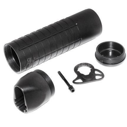 Crosse tubulaire APS Mini Patriot 218 mm pour fusils ASR106 M4 M16 série AEG, noir