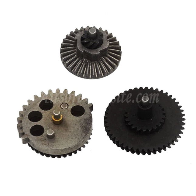 Battleaxe Steel 100:300 Helical Gear Set For Tokyo Marui AEG Gearbox Rifles Airsoft