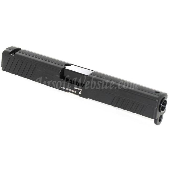 Culasse en aluminium APS avec canon pour pistolets ACP601 / Tokyo Marui G17 GBB, noir