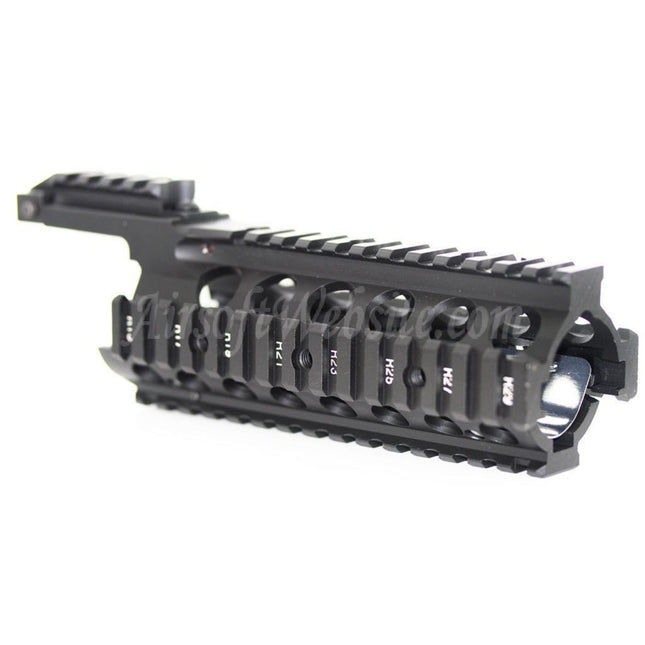 Système de rail de garde-main Keymod RAS en aluminium CNC 210 mm pour fusils Tokyo Marui WA M4 M16, noir